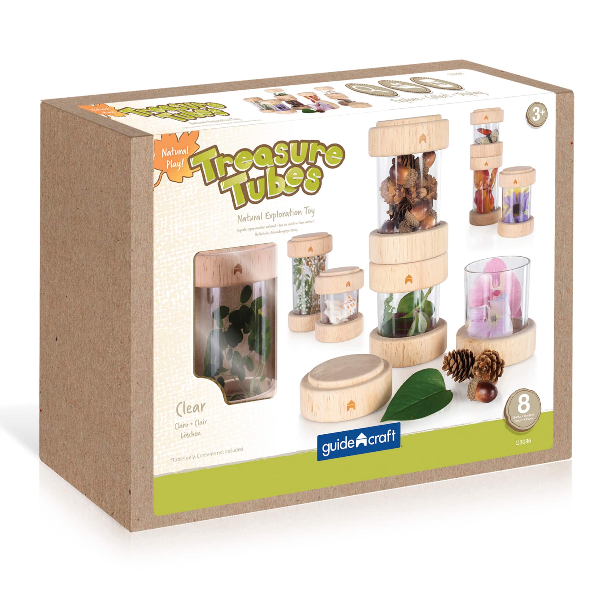 Guidecraft® Clear Treasure Tubes